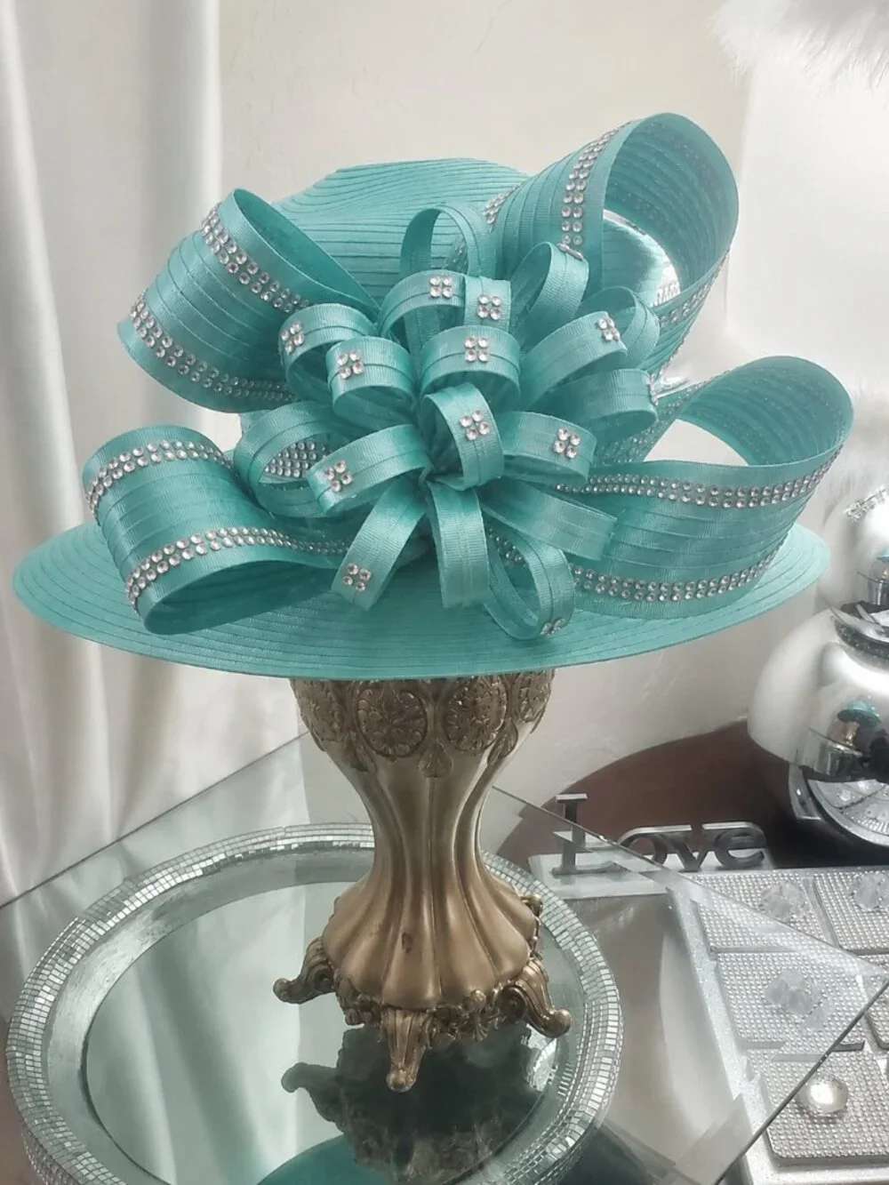Verucci by Chancelle Aqua Hat